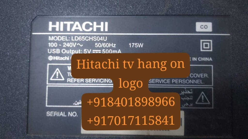 HITACHI TV HANG ON LOGO